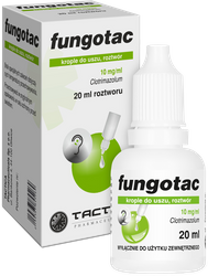Fungotac, krople do uszu, 20 ml