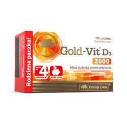 Olimp Gold-Vit D3 2000, 120 tabletek