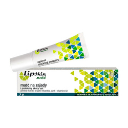 Lipskin maść na zajady 5 g