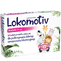Lokomotiv drażetki 8 sztuk