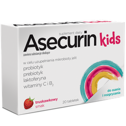 ASECURIN KIDS 20TABLETEK DO SSANIA I ROZGRYZANIA