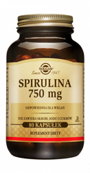SOLGAR SPIRULINA 750MG 80KAPSUŁEK