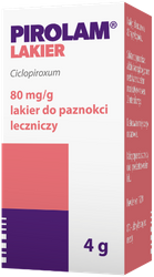 Pirolam, leczniczy lakier do paznokci, 4 g