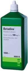 Betadine 0,1g/ml, roztwór na skórę, 1000 ml