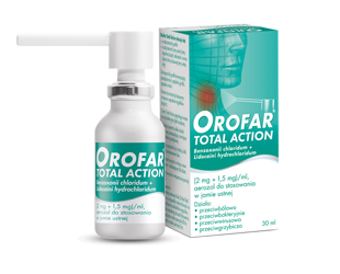 Orofar aerozol do stosowania w jamie ustnej 30 ml