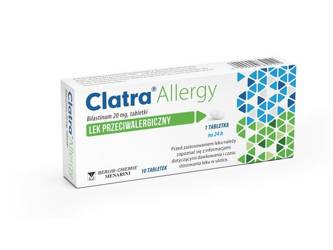 Clatra Allergy 20 mg 10 tabletek