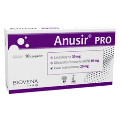 Anusir Pro, czopki, 10 sztuk