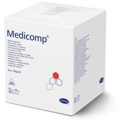 KOMPRESY NIEJAŁOWE MEDICOMP 10CM X10CM 100SZTUK