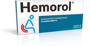 Hemorol, czopki, 12 sztuk