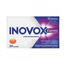 Inovox Express, pastylki do ssania, smak pomarańczowy, 24 sztuki