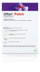 OlfenPatch, plastry przeciwbólowe, 5 sztuk