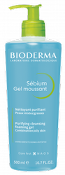 BIODERMA SEBIUM ŻEL DO MYCIA TWARZY 500ML