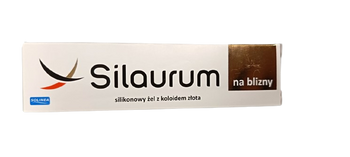 Silaurum, silikonowy żel z koloidem złota, na blizny, 15 ml