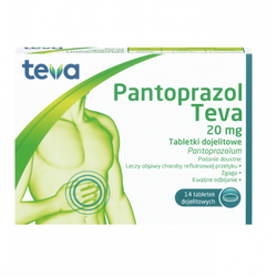 Pantoprazol Teva 20 mg 14 tabletek