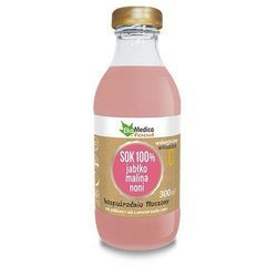 EKAMEDICA SOK JABŁKO, MALINA, NONI 300ML