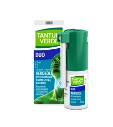 Tantum Verde Duo, aerozol do stosowania w jamie ustnej, 15 ml