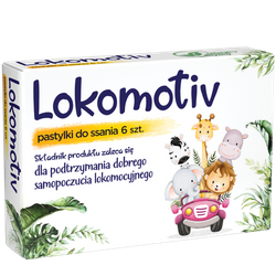 Lokomotiv pastylki do ssania 6 sztuk