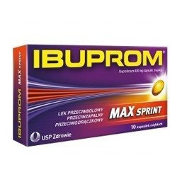 IBUPROM MAX SPRINT 10KAPSUŁEK