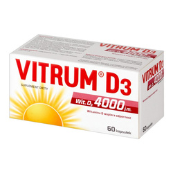 Vitrum D3 4000 j.m.60 kapsułek