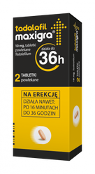 TADALAFIL MAXIGRA 10MG 2TABLETKI