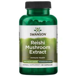 Swanson Reishi Mushroom Ekstrakt 500 mg 90 kapsułek