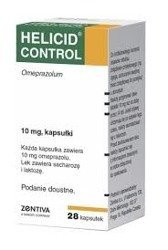 Helicid Control 10 mg 28 kapsułek