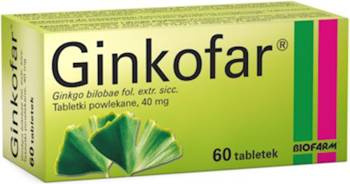 Ginkofar 40 mg 60 tabletek