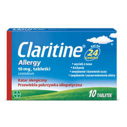 Claritine Allergy 10 mg 10 tabletek