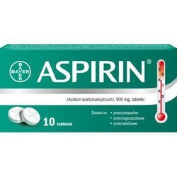 Aspirin 500 mg 10 tabletek