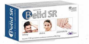 BELID SR, włosy, skóra, paznokcie, 60TABLETEK