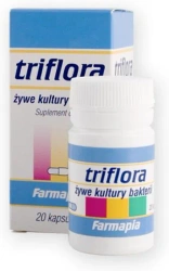 Triflora, żywe kultury bakterii, 20 kapsułek