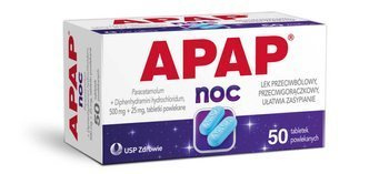 Apap Noc 50 tabletek