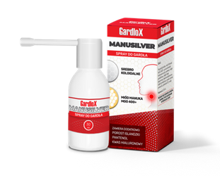 Gardlox MANUSILVER, spray do gardła, 30 ml