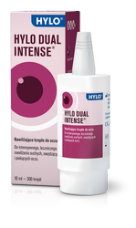 Hylo Dual Intense, nawilżające krople do oczu, 10 ml