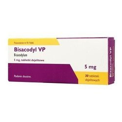Bisacodyl 5 mg 30 tabletek (import)