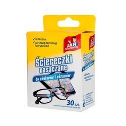 ŚCIERECZKI NASĄCZANE DO OKULARÓW I EKRANÓW 30SZTUK