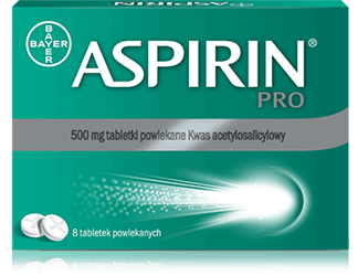 Aspirin Pro 500 mg 8 tabletek