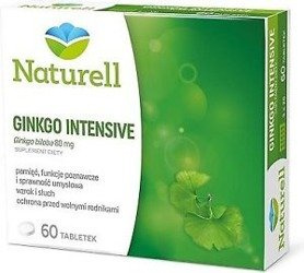 Naturell Ginkgo Intensive 60 tabletek