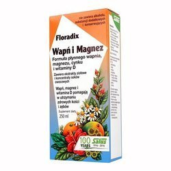 Floradix Wapń i Magnez płyn 250 ml