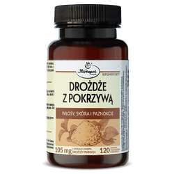 Drożdże z Pokrzywą 120 kapsułek (Herbapol Kraków)