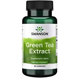 SWANSON GREEN TEA EXTRACT 500MG 60KAPSUŁEK