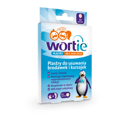 Wortie plastry do usuwania kurzajek 15 sztuk