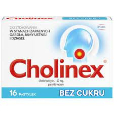 CHOLINEX BEZ CUKRU 16TABLETEK DO SSANIA