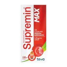 Supremin Max, syrop na suchy kaszel, 150 ml