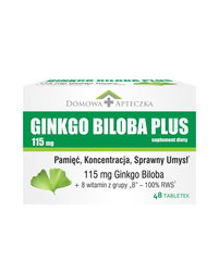Ginkgo Biloba Plus 48 tabletek