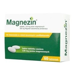 Magnezin, magnez, 60 tabletek