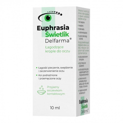 Euphrasia Świetlik, krople do oczu, 10 ml (Delfarma)