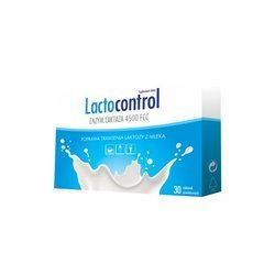 Lactocontrol, enzym laktaza, 30 tabletek