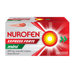 Nurofen Express Forte Mini 400 mg 30 kapsułek