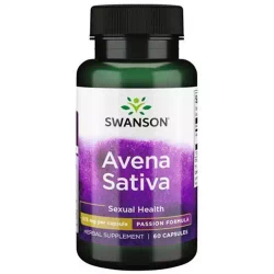 SWANSON AVENA SATIVA 575MG, owies zwyczajny, 60KAPSUŁEK